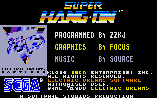 Super Hang-on screenshot 4 for Atari ST